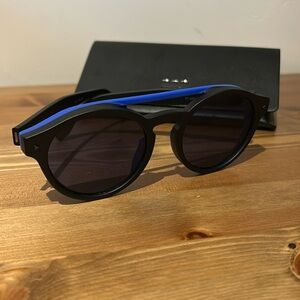 Fendi Men Ff M 0017/F/S Sunglasses Black & Blue